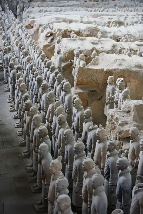Framed Print : Terracotta Army. 221-206 BC. CHINA. Xian. Mausoleum Framed Print : Terracotta Army. 221-206 BC. CHINA. Xian. Mausoleum