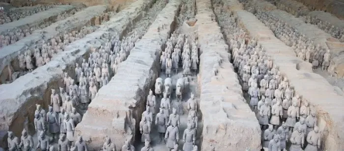 Framed Print : Terracotta Army. 221-206 BC. CHINA. Xian. Mausoleum Framed Print : Terracotta Army. 221-206 BC. CHINA. Xian. Mausoleum