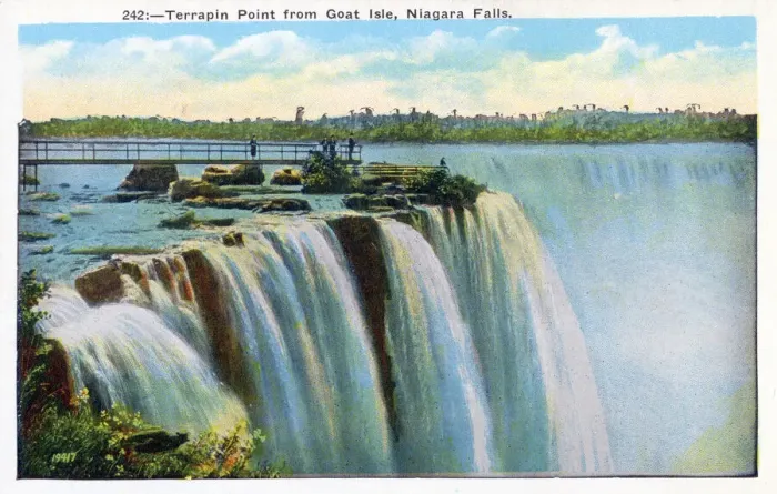 Framed Print : Terrapin Point from Goat Isle, Niagara Falls, NY, USA Framed Print : Terrapin Point from Goat Isle, Niagara Falls, NY, USA