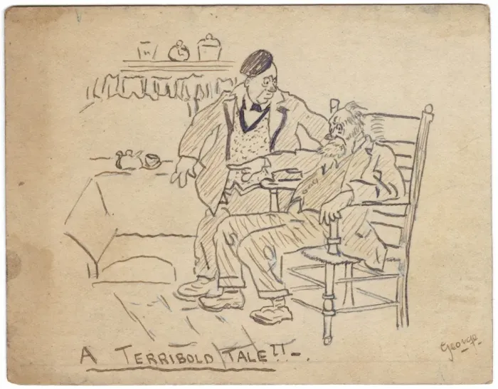 Framed Print : A Terribold Tale by George Ranstead Framed Print : A Terribold Tale by George Ranstead