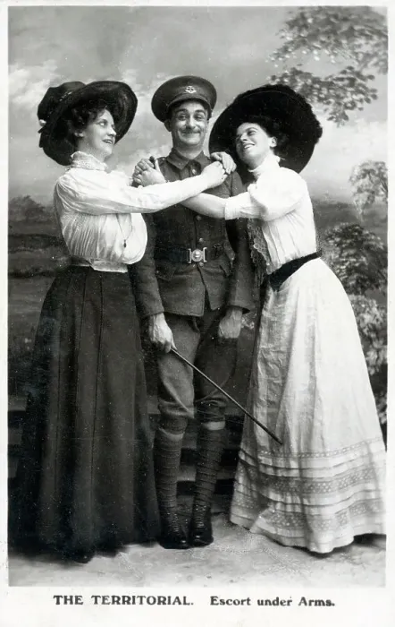 Framed Print : The Territorial - Escort under Arms Framed Print : The Territorial - Escort under Arms