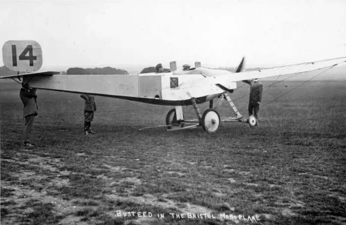 Framed Print : Test pilot Harry R Busteed in the Bristol-Coanda Monoplane Framed Print : Test pilot Harry R Busteed in the Bristol-Coanda Monoplane