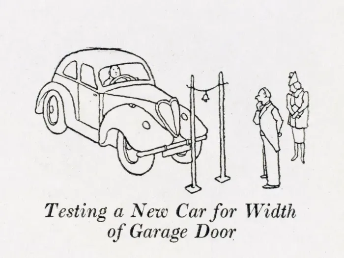 Framed Print : Testing cars width / W H Robinson Framed Print : Testing cars width / W H Robinson
