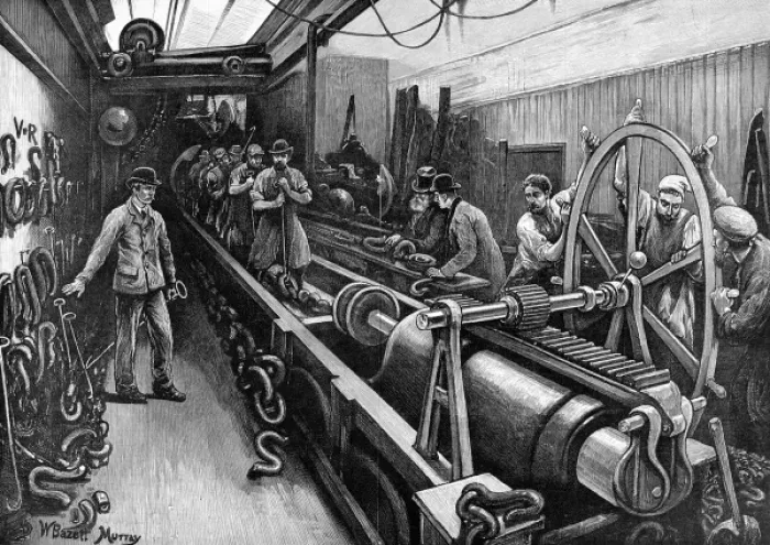 Framed Print : Testing chain cables at Chatham Framed Print : Testing chain cables at Chatham