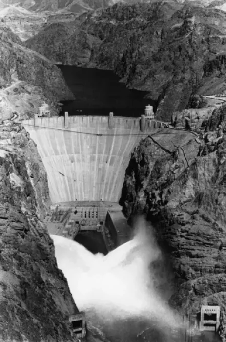 Framed Print : Testing the Hoover Dam, Nevada, USA Framed Print : Testing the Hoover Dam, Nevada, USA