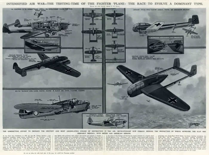 Framed Print : Testing time of the fighter plane by G. H. Davis Framed Print : Testing time of the fighter plane by G. H. Davis