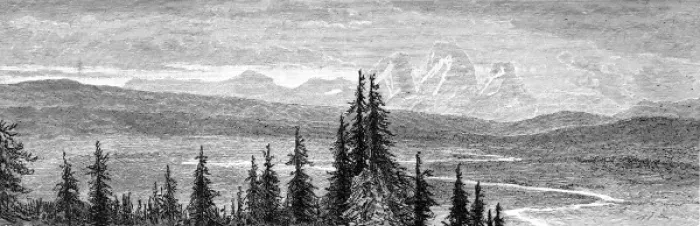 Framed Print : Teton Mountains, Wyoming, 1883 Framed Print : Teton Mountains, Wyoming, 1883