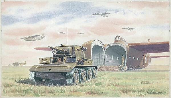 Tetrarch tank and Hamilcar glider