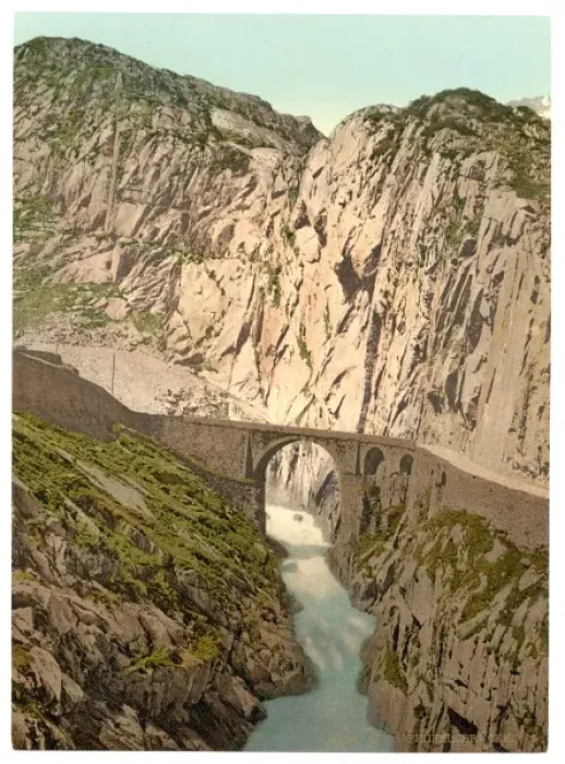 Framed Print : Teufelsebrucke, Andermatt, Switzerland Teufelsebr?cke, Ander Framed Print : Teufelsebrucke, Andermatt, Switzerland Teufelsebr?cke, Ander