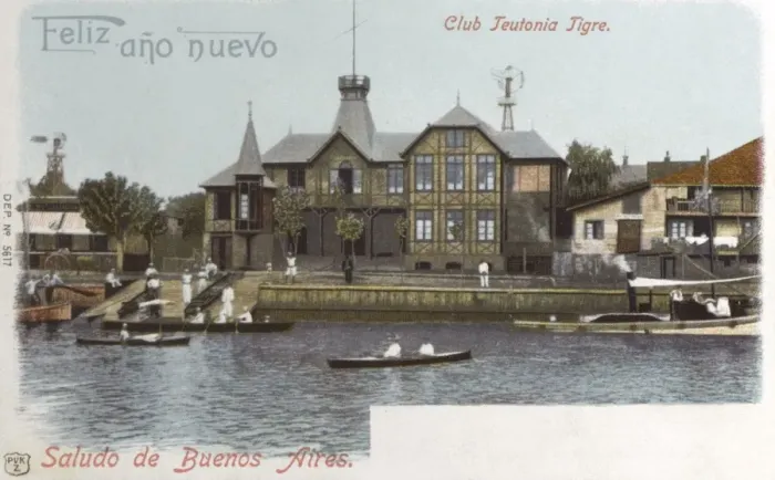 Framed Print : Teutonia Rowing Club, Tigre, Argentina Framed Print : Teutonia Rowing Club, Tigre, Argentina