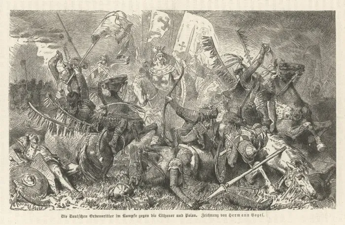 Framed Print : TEUTONIC KNIGHTS ATTACK Framed Print : TEUTONIC KNIGHTS ATTACK