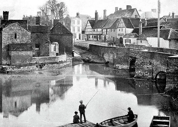Tewkesbury King John's Bridge early 1900s