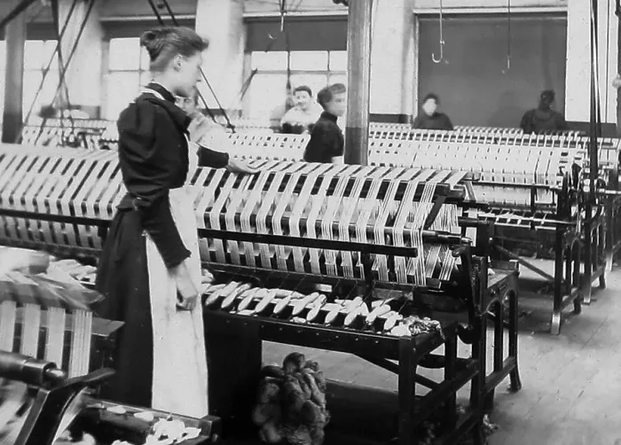 Framed Print : Textile factory Framed Print : Textile factory