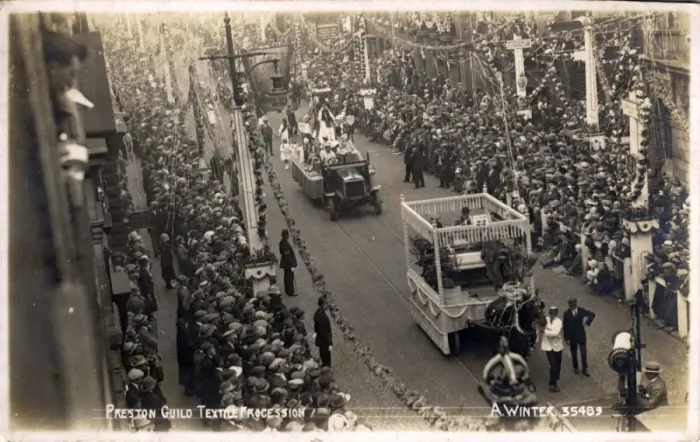 Framed Print : Textile Procession, Preston, Lancashire Framed Print : Textile Procession, Preston, Lancashire