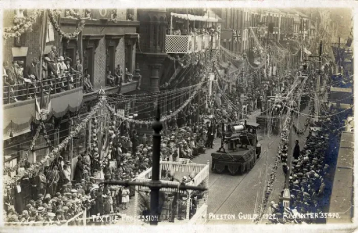 Framed Print : Textile Procession, Preston, Lancashire Framed Print : Textile Procession, Preston, Lancashire