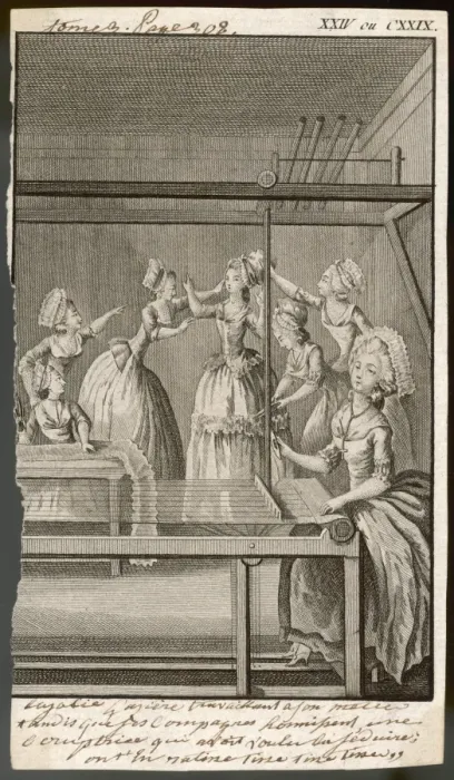 Framed Print : Textile Workers Framed Print : Textile Workers