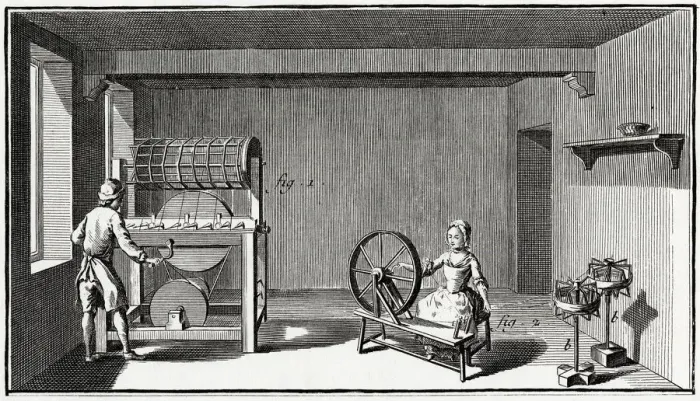 Framed Print : TEXTILES / SPINNING Framed Print : TEXTILES / SPINNING