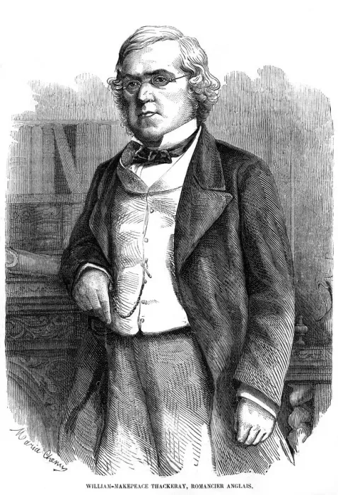 Framed Print : THACKERAY. WILLIAM MAKEPEACE THACKERAY author of Vanity Fair etc. Date: 1811 - 1863 Framed Print : THACKERAY. WILLIAM MAKEPEACE THACKERAY author of Vanity Fair etc. Date: 1811 - 1863