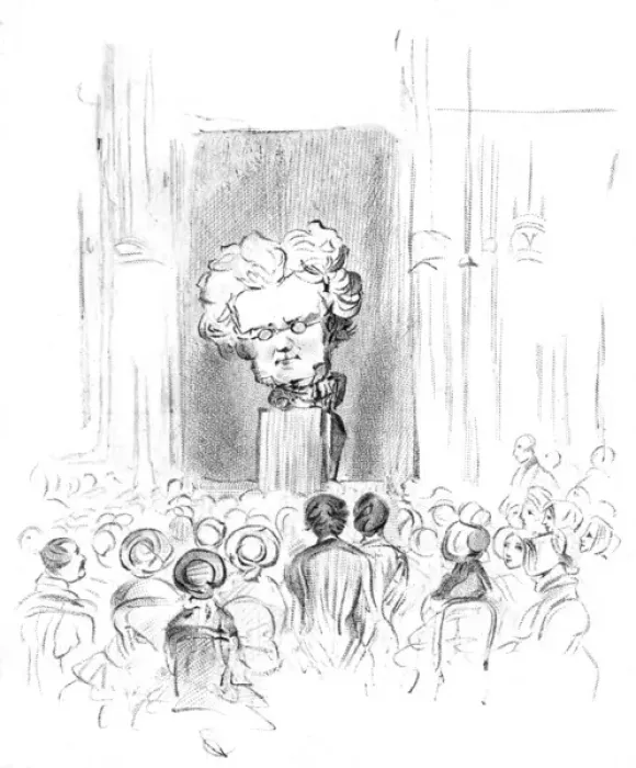 Framed Print : Thackeray Lecturing Framed Print : Thackeray Lecturing