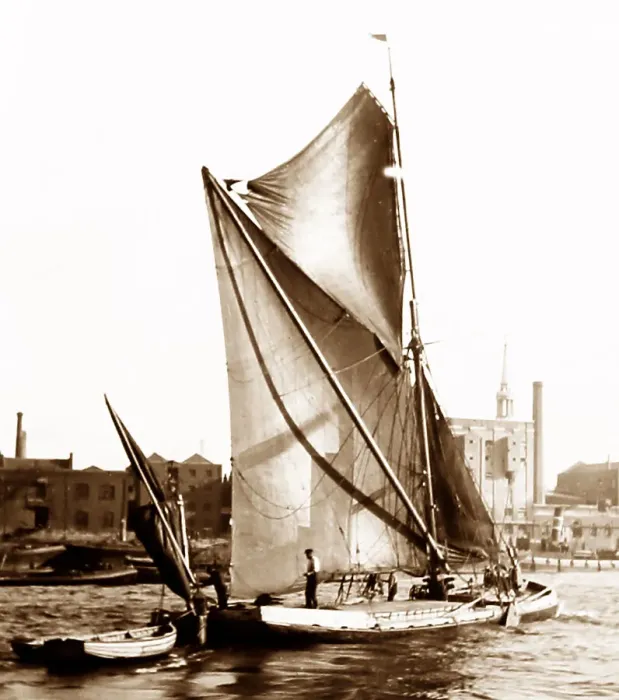 Framed Print : Thames barge Framed Print : Thames barge