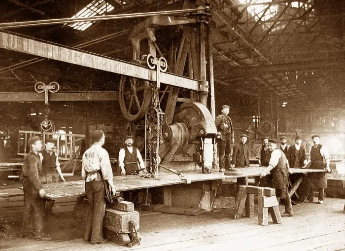 Framed Print : Thames Ironworks and Shipbuilding Company - Building