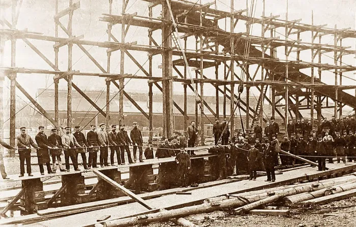Framed Print : Thames Ironworks and Shipbuilding Company - Building Framed Print : Thames Ironworks and Shipbuilding Company - Building