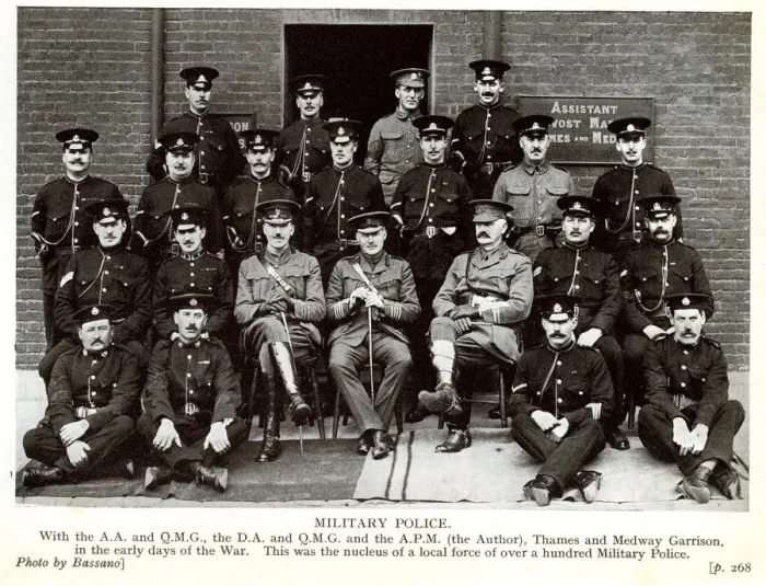 Framed Print : Thames and Medway Military Police, WW1 Framed Print : Thames and Medway Military Police, WW1