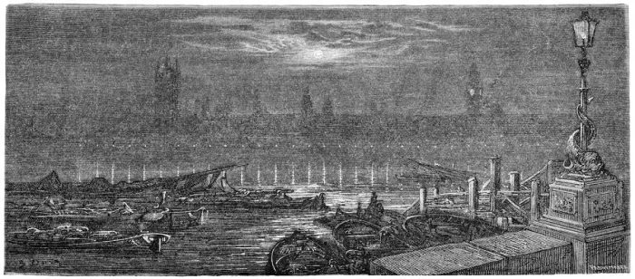 Framed Print : Thames at Night Framed Print : Thames at Night