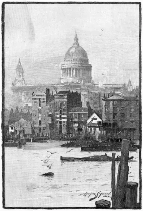 Framed Print : Thames at St Pauls Framed Print : Thames at St Pauls