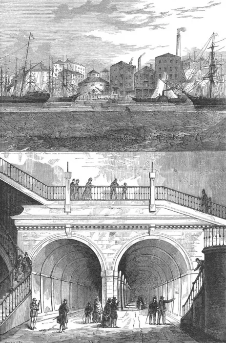 Framed Print : The Thames Tunnel Framed Print : The Thames Tunnel