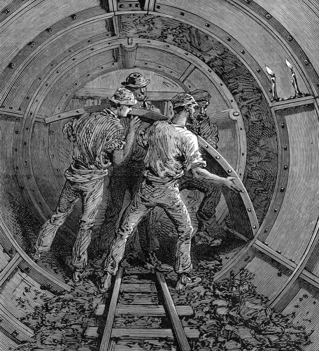 Framed Print : Thames tunnel Framed Print : Thames tunnel