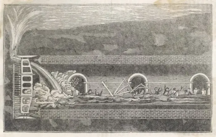 Framed Print : Thames Tunnel Accident Framed Print : Thames Tunnel Accident