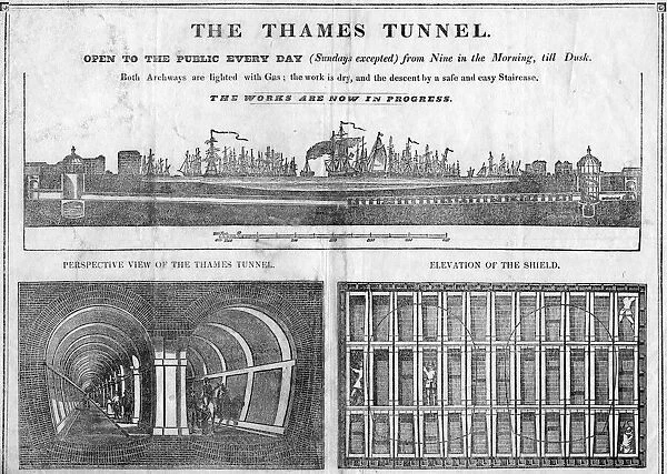 The Thames Tunnel between Wapping and Rotherhithe