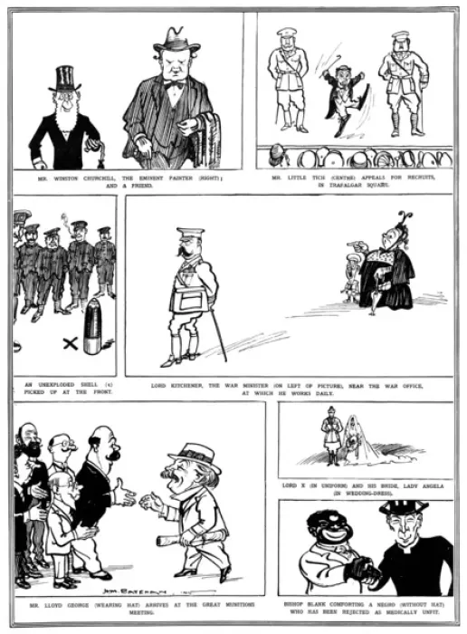 Framed Print : Thanks awfully for telling us! Cartoon by H. M. Bateman Framed Print : Thanks awfully for telling us! Cartoon by H. M. Bateman