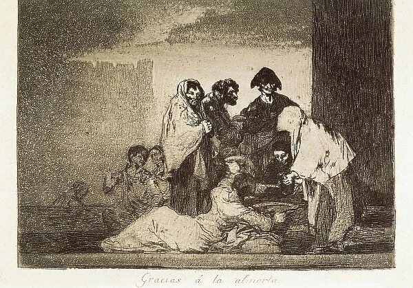 Thanks to the millet. Plate 51 of The Disasters of War