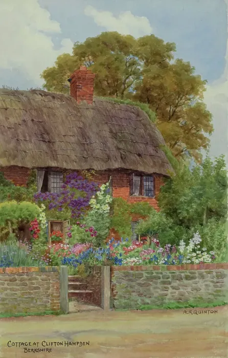 Framed Print : Thatched cottage, Clifton Hampden, Oxfordshire Framed Print : Thatched cottage, Clifton Hampden, Oxfordshire