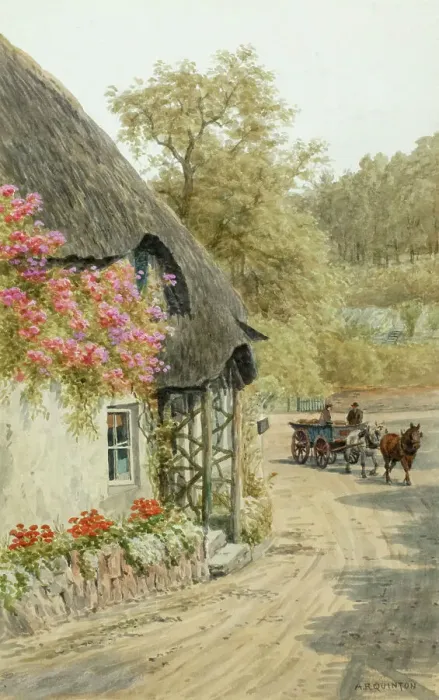 Framed Print : Thatched cottage at Cockington, near Torquay, South Devon Framed Print : Thatched cottage at Cockington, near Torquay, South Devon