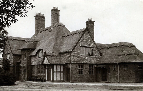 Thatched House, Thought to be at Wolverhampton, Staffordshir