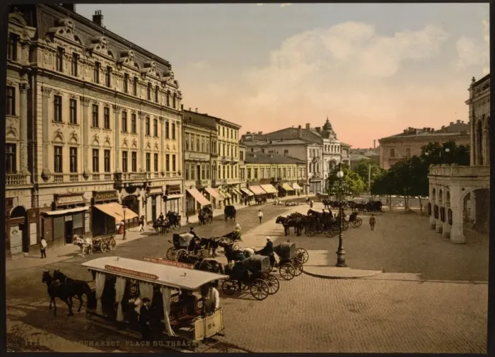 Framed Print : Theaterplatz, Bukharest, Roumania Framed Print : Theaterplatz, Bukharest, Roumania
