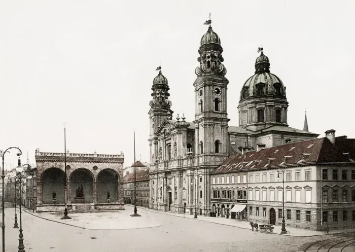 Framed Print : The Theatine Church of St. Cajetan Munich, Germany Framed Print : The Theatine Church of St. Cajetan Munich, Germany