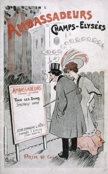 Framed Print : Theatre Ad Ambassadeurs Framed Print : Theatre Ad Ambassadeurs