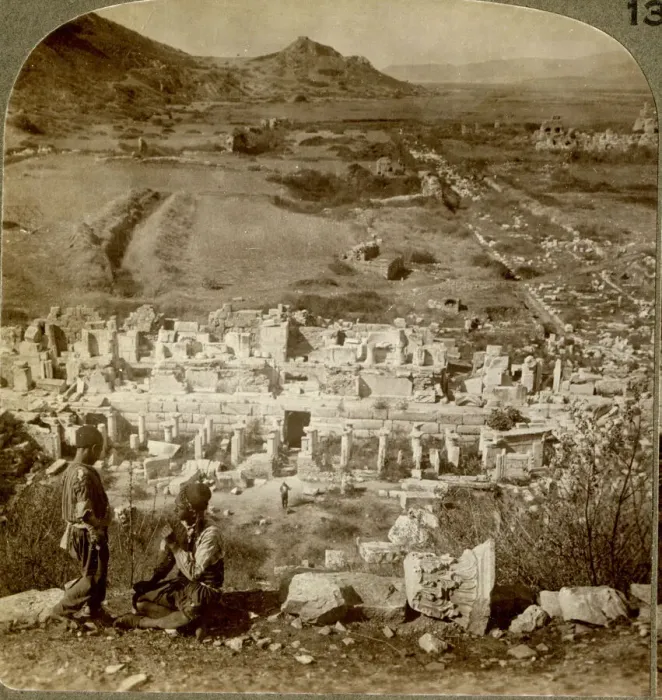 Framed Print : Theatre at Ephesus where the mob cheered for Diana