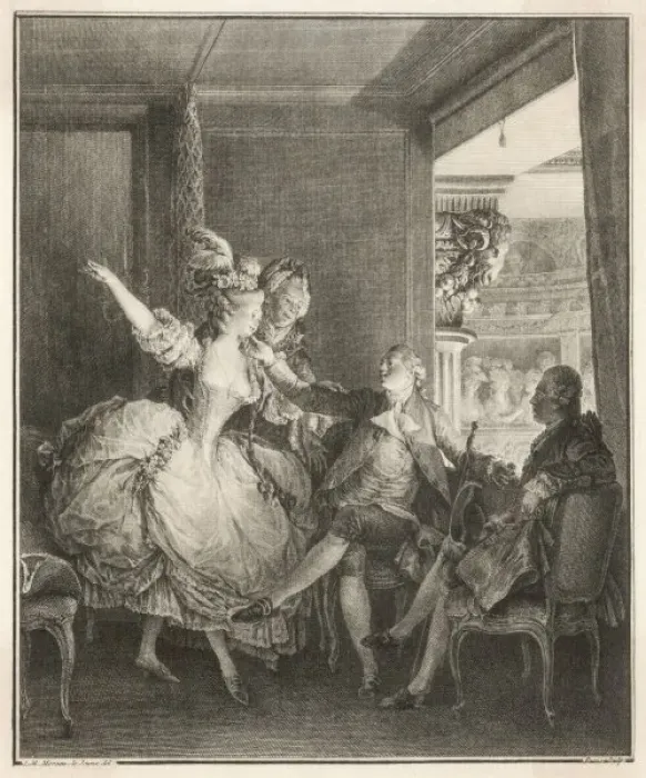 Framed Print : Theatre Going 18th Cent Framed Print : Theatre Going 18th Cent