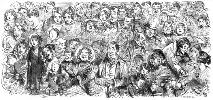 Framed Print : Theatre going: audience in the pit Framed Print : Theatre going: audience in the pit