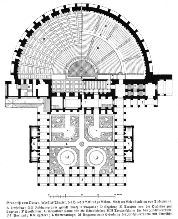 Framed Print : The theatre of Herodos Atticos, Athens