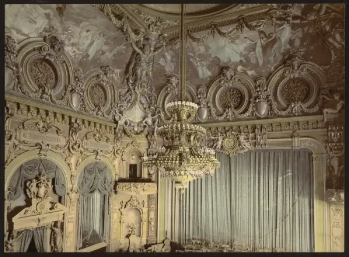 Framed Print : The theatre, interior, Monte Carlo, Riviera Framed Print : The theatre, interior, Monte Carlo, Riviera