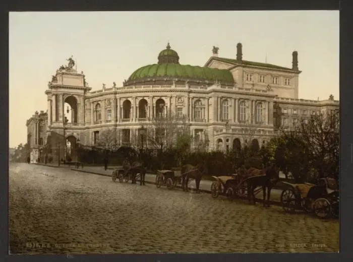 Framed Print : The Theatre, Odessa, Russia, (i. e. Ukraine) Framed Print : The Theatre, Odessa, Russia, (i. e. Ukraine)