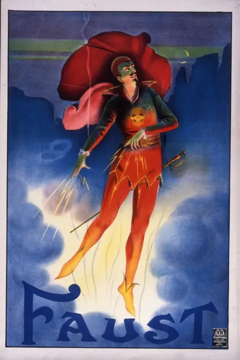 Framed Print : Theatre poster, Faust Framed Print : Theatre poster, Faust