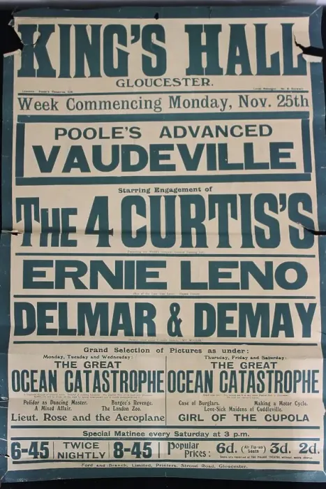 Framed Print : Theatre poster - The Great Ocean Catastrophe Framed Print : Theatre poster - The Great Ocean Catastrophe