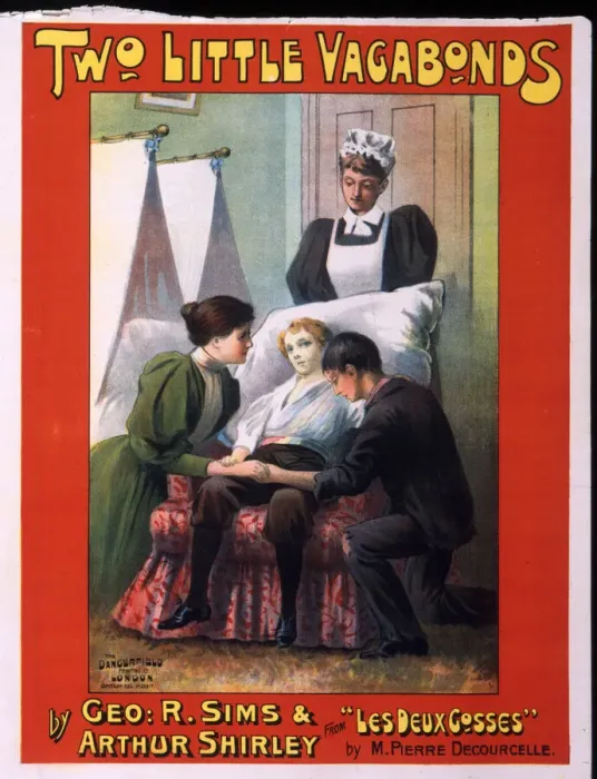 Framed Print : Theatre poster, Two Little Vagabonds Framed Print : Theatre poster, Two Little Vagabonds